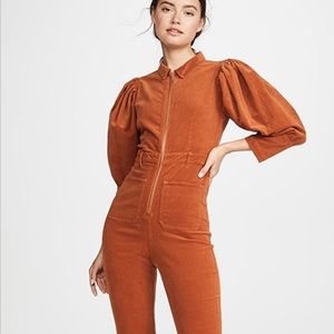 WeWoreWhat Rust Jumpsuit